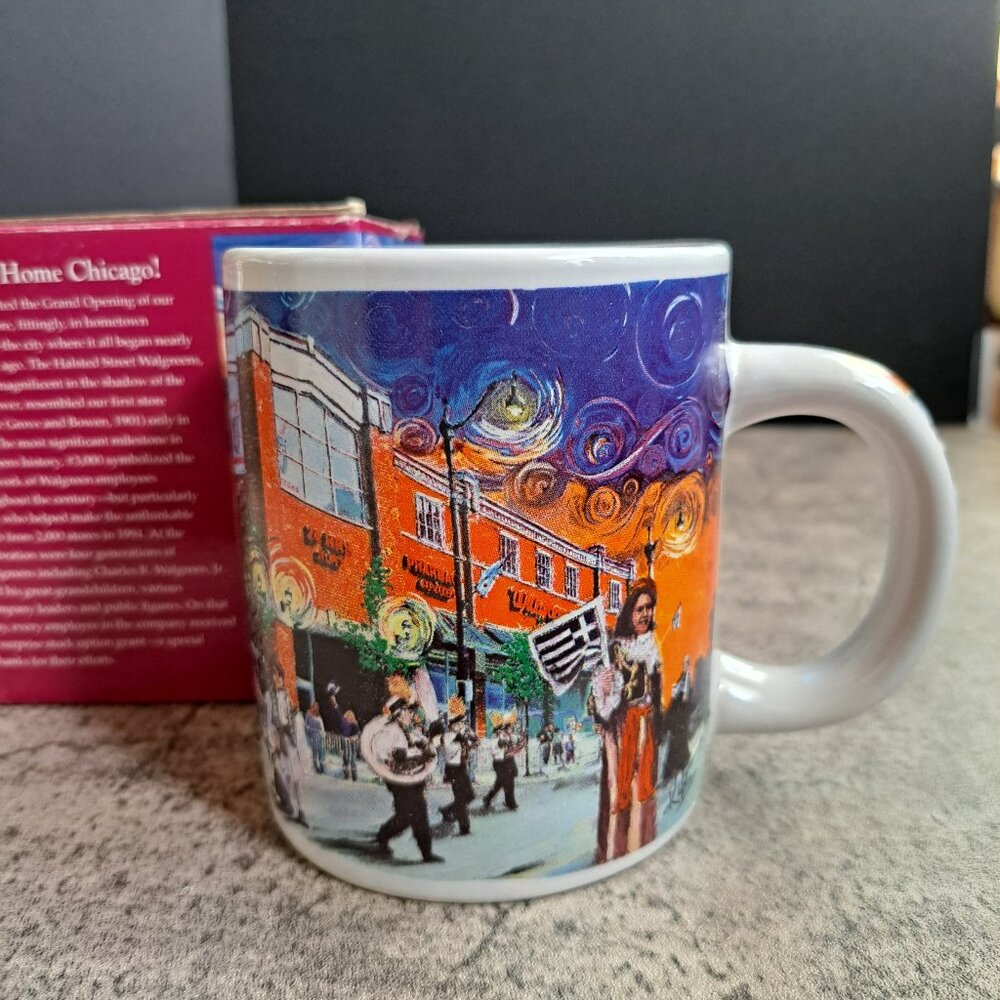 Walgreens The  2000th Walgreen Drugstore 1994 Collectors Coffee Mug. in Box COA